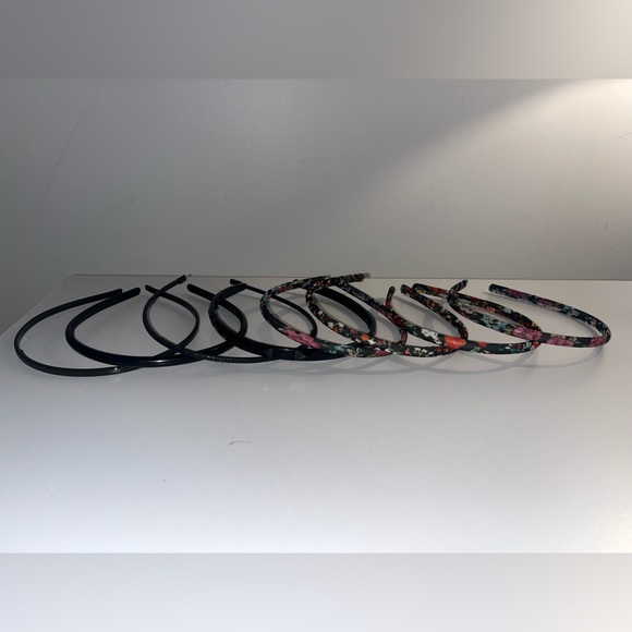 Set of 18 Black headbands - Picture 5 of 11